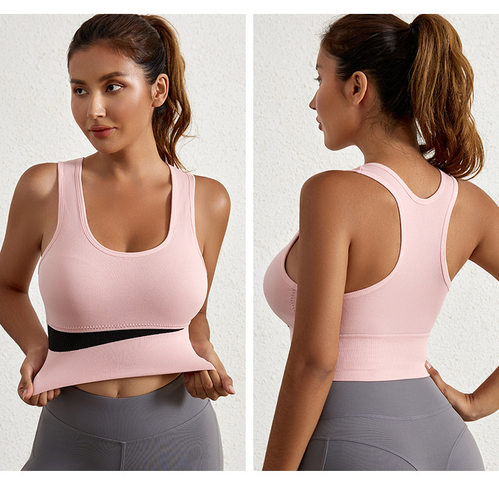 compression tank tops gym workout fitness vest运动文胸女大胸