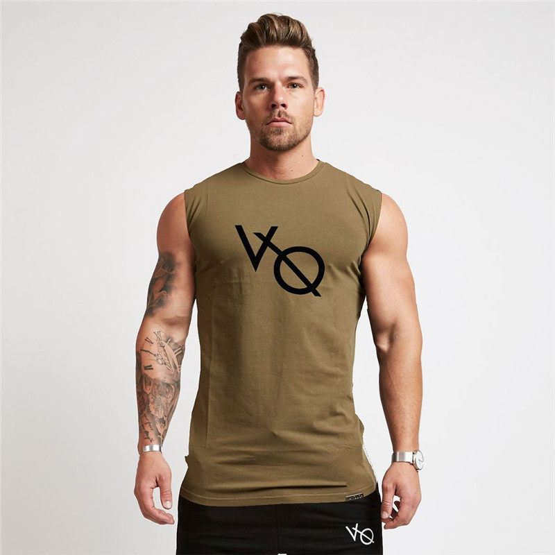 SINGLET STRINGER VEST MEN TANK TOPS MAN BODYBUILDING GYM RUN