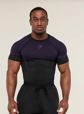 quick dry t-shirt shirt compression tee tops肌肉健身运动t恤