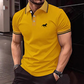 man shirt mens new sleeved short summer classic polo