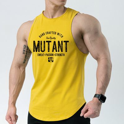 2026 new fitness sports tank tops men gyms workout sleeveles