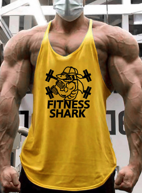 bodybuilding tank men gym workout fitness mouwloos stringer