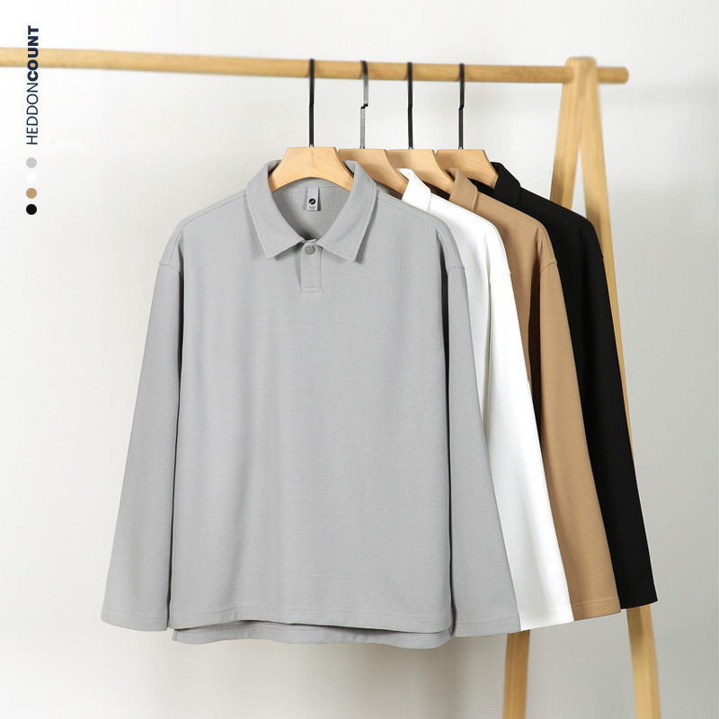 men long sleeve t shirt quality t-shirt男装polo衫男2025新款