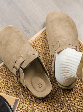 Slippers Slides Flat Shoes Sandals Cork Clogs Mules博肯鞋