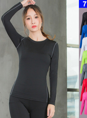 Ladies New Sports Yoga Gym Tops Womens Slim Running T-shirts