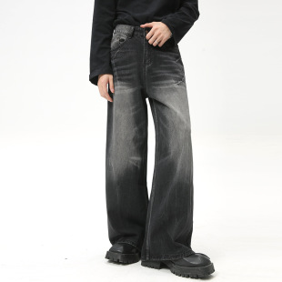 denim pants male 男new man jeans men leg 牛仔裤 wide