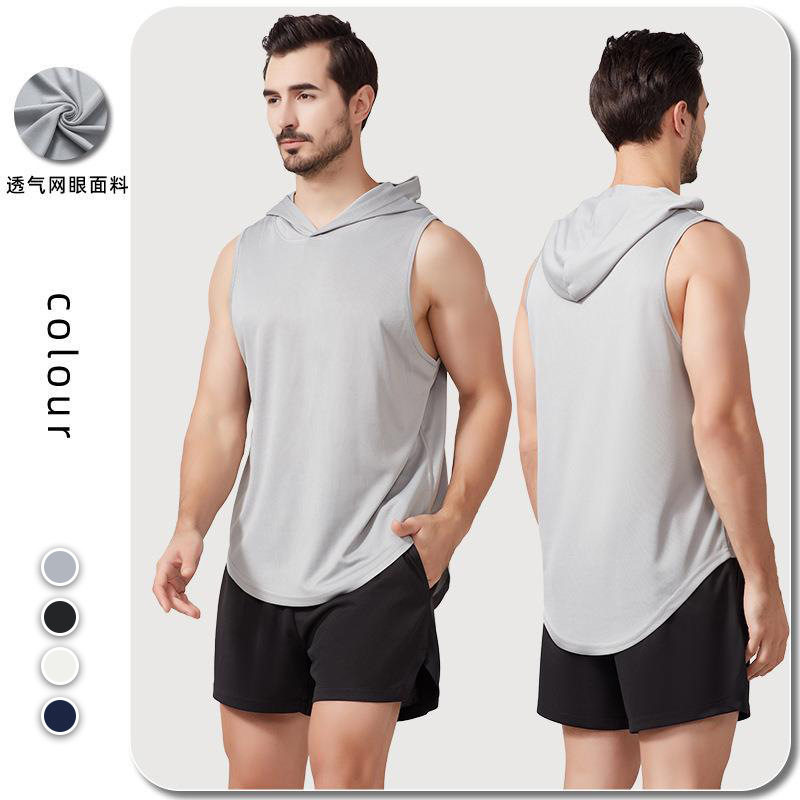 men compression vest tank top速干背心男款欧美风户外休闲运动