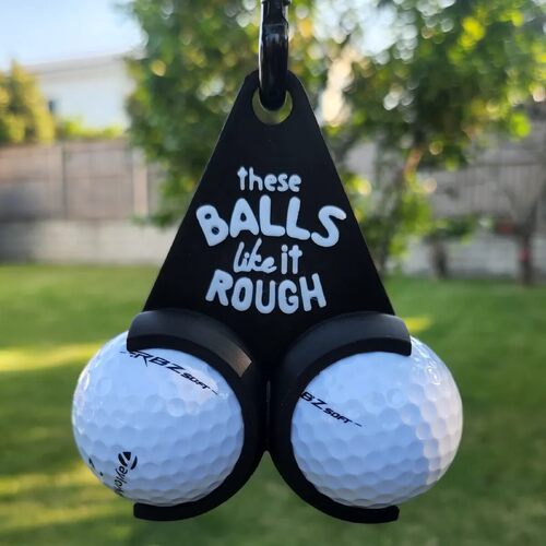 Golf Ball Holder Carabiner/Buckle Ring Rack Gift for Golfers