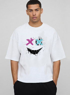 men gym tshirt man crossfit t-shirt肌肉健美短袖男士boxy fit