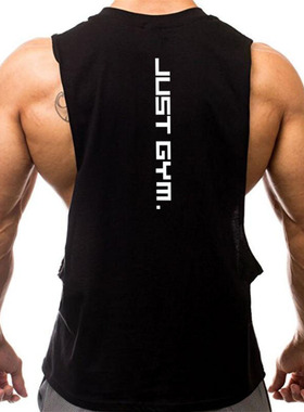 bodybuilding tank men gym workout fitness mouwloos stringer