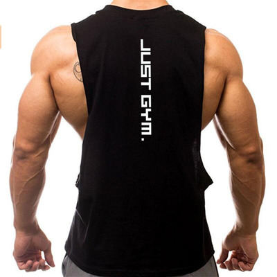bodybuilding tank men gym workout fitness mouwloos stringer