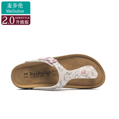 Slippers Slides Flat Shoes Sandals Cork Clogs Mules麦步