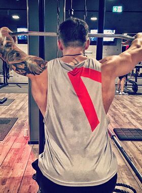 Men Tank Tops Man Bodybuilding Gym Run Singlet stringer Vest
