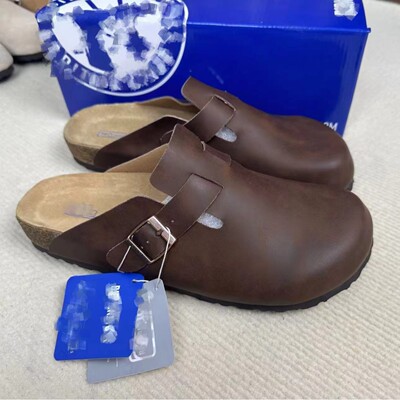 Slippers Slides Flat Shoes Sandals Cork Clogs Mules现货BK真