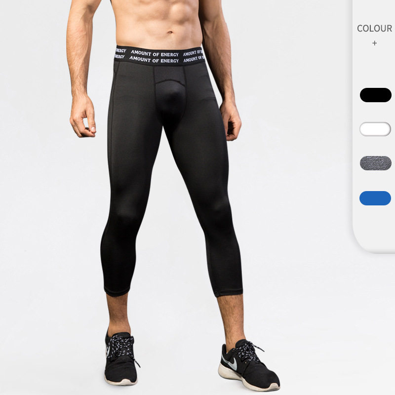 capris Compression Leggings GYM Short pants男PRO七分健身跑步