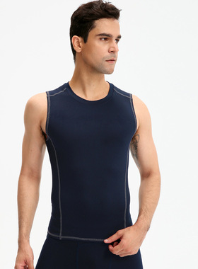 Men Gym Compression Vest Man shirt Tank Tops男士运动背心2025