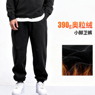 men fleece pants warm trousers sports 2025加绒加厚裤子男新款