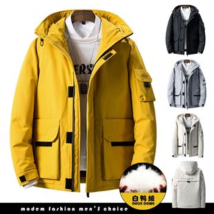 winter men down jacket warm coat恩步80绒羽绒服男式冬季新款