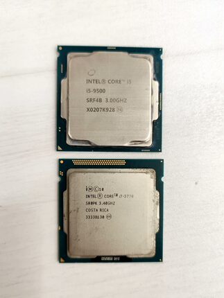 英特尔i5-9500 i7-3770电脑CPU 两个都是坏的-议价