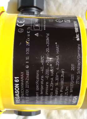 VEGASON61威格液位计未使用具体型号请议价