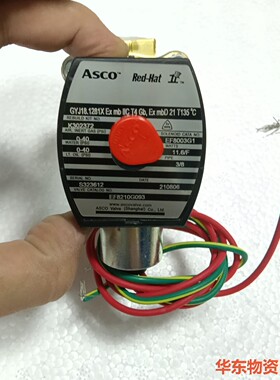 ASCO电磁阀EF8210G093,线圈电压24V库存清仓，