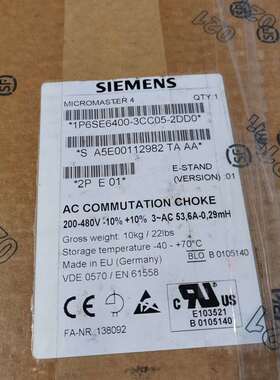 西门子1P6SE6400-3CC05-2DD0新的懂行的来