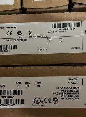 AB模块 1747-L541 C版本，全新带包装，邮费到付