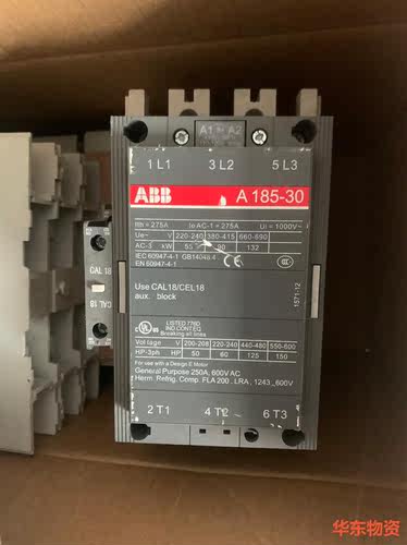 ABB接触器A185-30 AF580-30交流接触器成色很