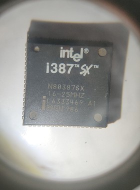 N80387SX   拆机现货  老色CPU   PLCC-议价