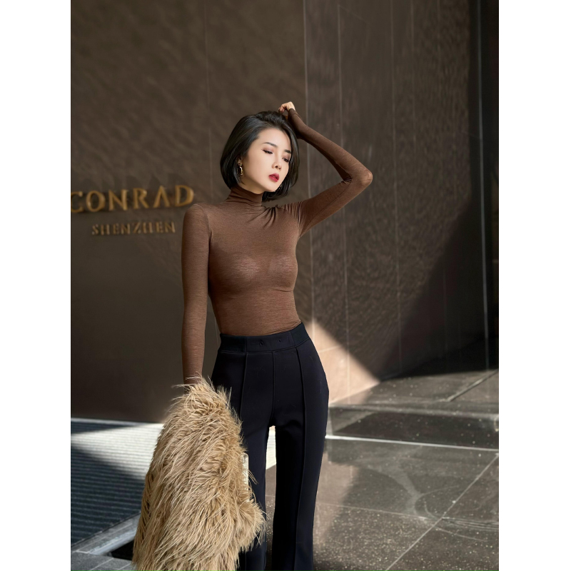 XULU原创气质纯色上衣