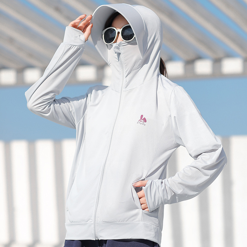 芭比兔防晒衣女防紫外线超薄透气防晒衫长袖防晒服2024新款夏季
