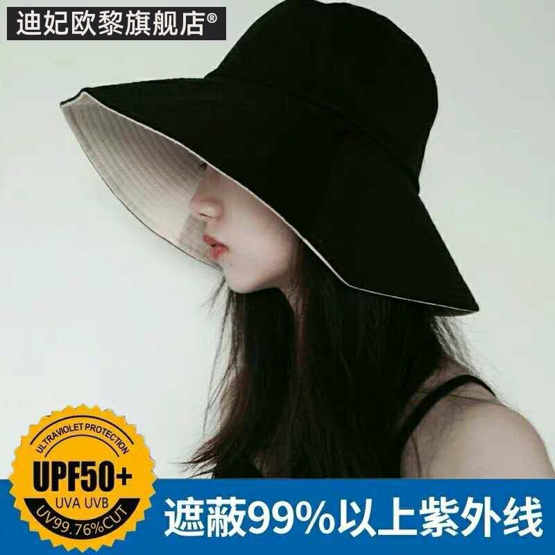 网红日系韩版大沿夏季遮阳帽子
