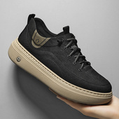 软底防滑上班鞋 秋冬运动休闲手工板鞋 2025新款 德国公羊动感帆布鞋