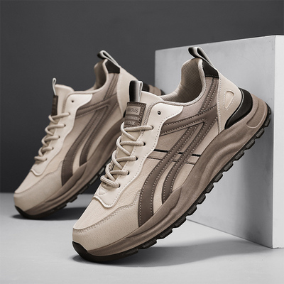 德赛集男鞋2025新款阿甘鞋老爹鞋