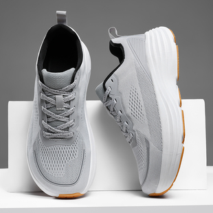 梦林森宽头运动鞋男秋冬加宽脚掌宽脚肥胖脚背高宽楦大头鞋跑步鞋