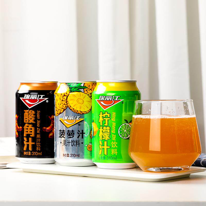 瑞丽江酸角汁菠萝汁柠檬汁饮品云南特产酸甜味果汁饮料 310ml罐装图片