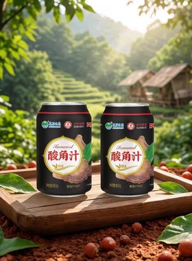 酸角汁果味饮料罐装云南特产经典果蔬汁340mlX12罐装整箱