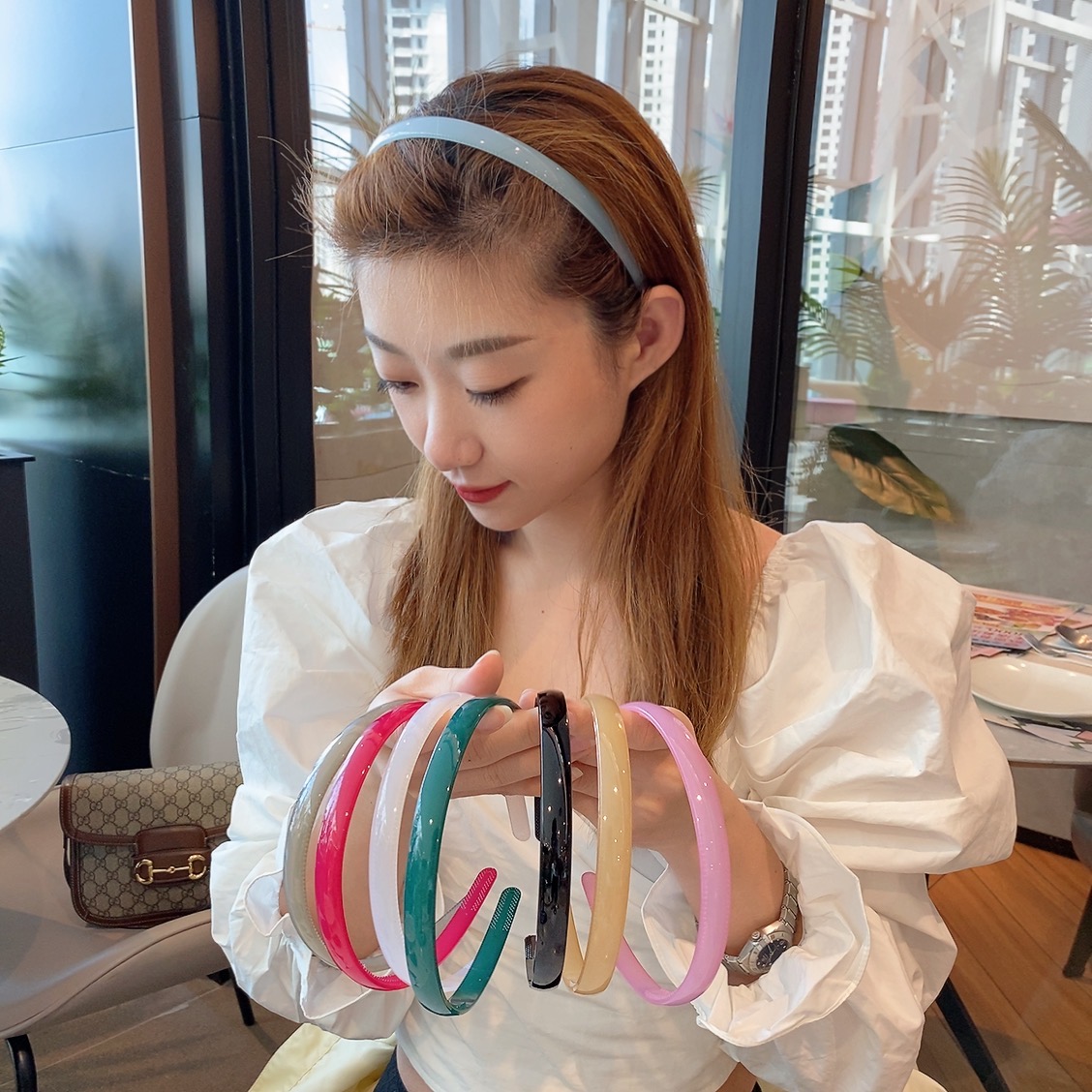 发箍亚克力甜美简约少女发卡