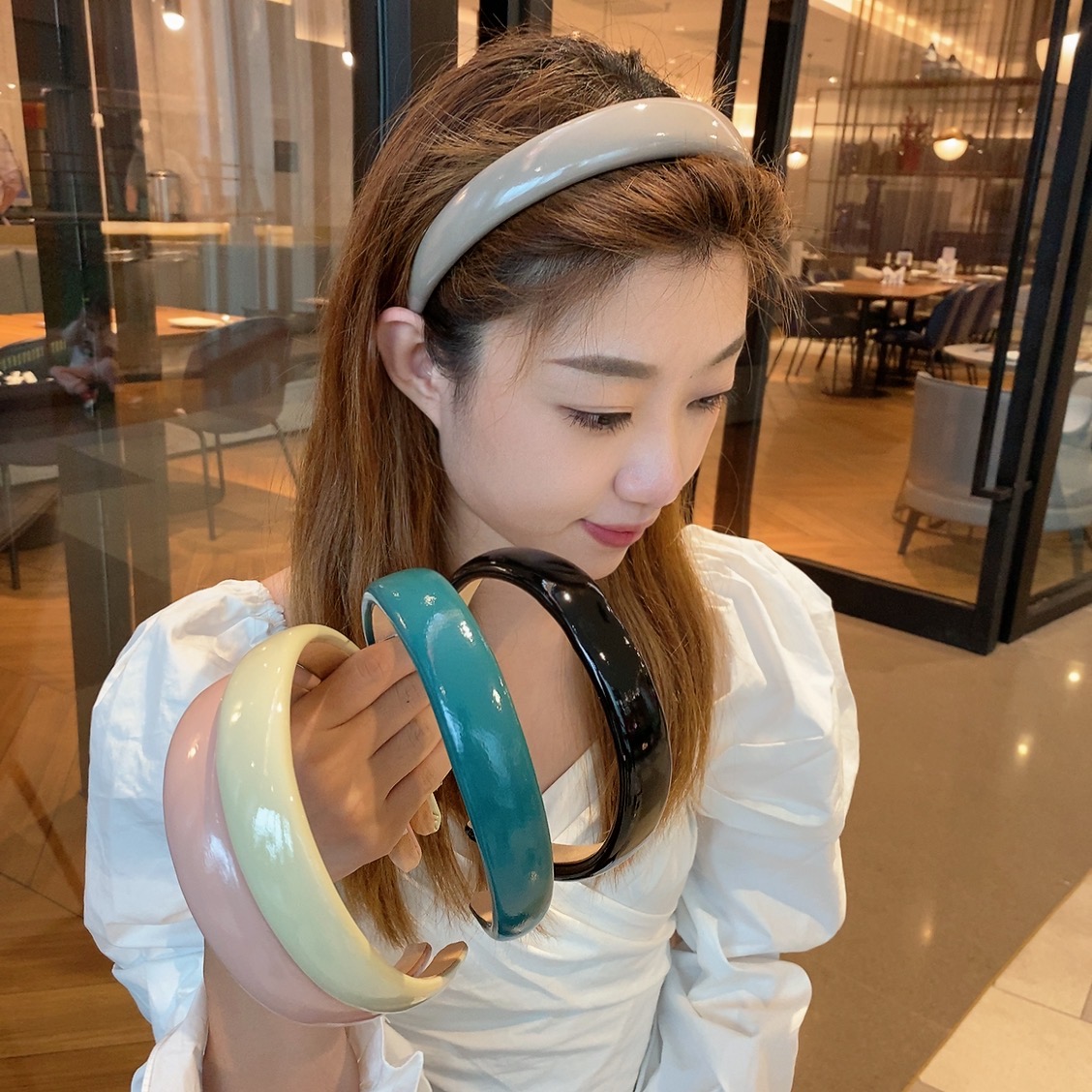 发箍简约复古高颅顶发卡头饰