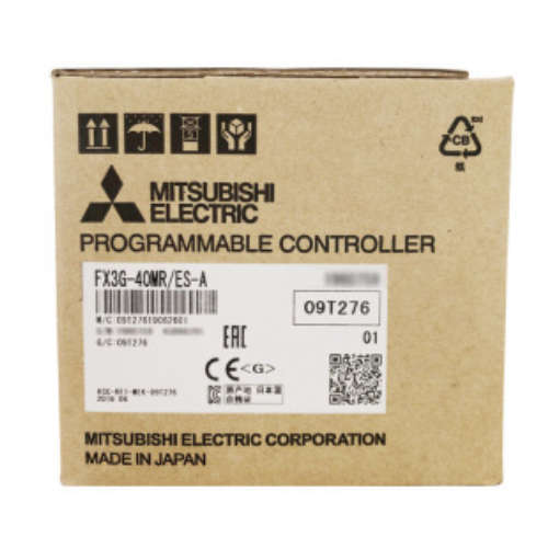 三PLC主机 可编程控制器40点24入/16出继电器菱FX3G-40MR/ES-A