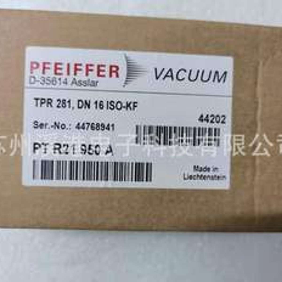原则 普发PFEIFFER TPR 281 DN 16 ISO-KF 真空计