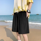 K208P20外景纯色糖果夏装薄款百搭潮流学生五分裤沙滩裤短裤，男装休闲裤，电商A050