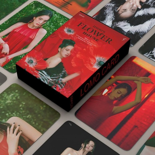 BP粉墨JISOO小卡金智秀SOLO专辑FLOWER卡片ME韩娱明星非官方自印