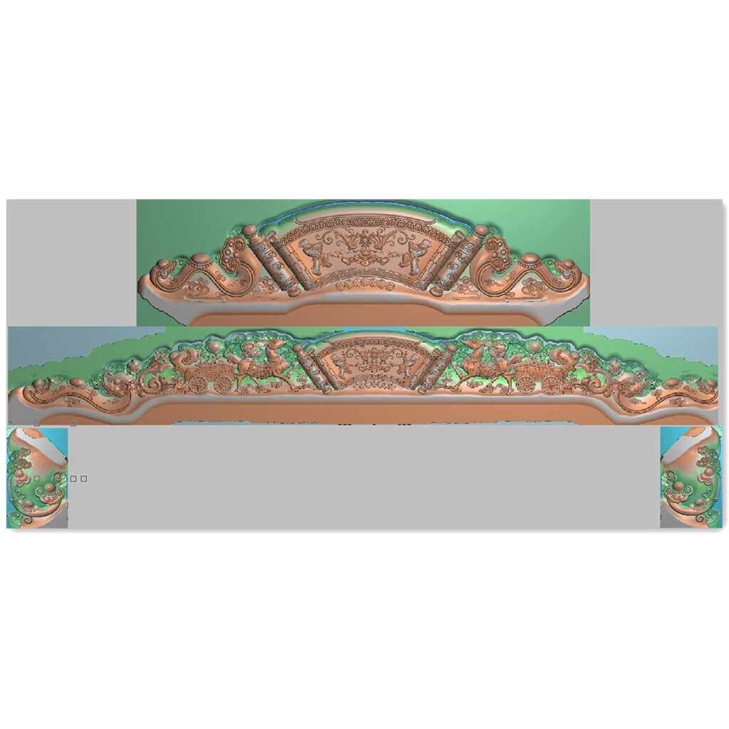 蝙蝠童子寿桃脑精雕图灰度图浮雕鹿元宝卷书如意祥和沙发床椅靠头