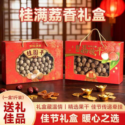 礼盒装桂圆干豪华大果荔枝干