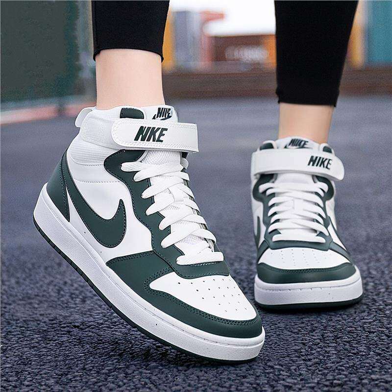 NIKE耐克大童鞋女鞋秋季正品运动鞋耐磨板鞋轻便中高帮休闲鞋子