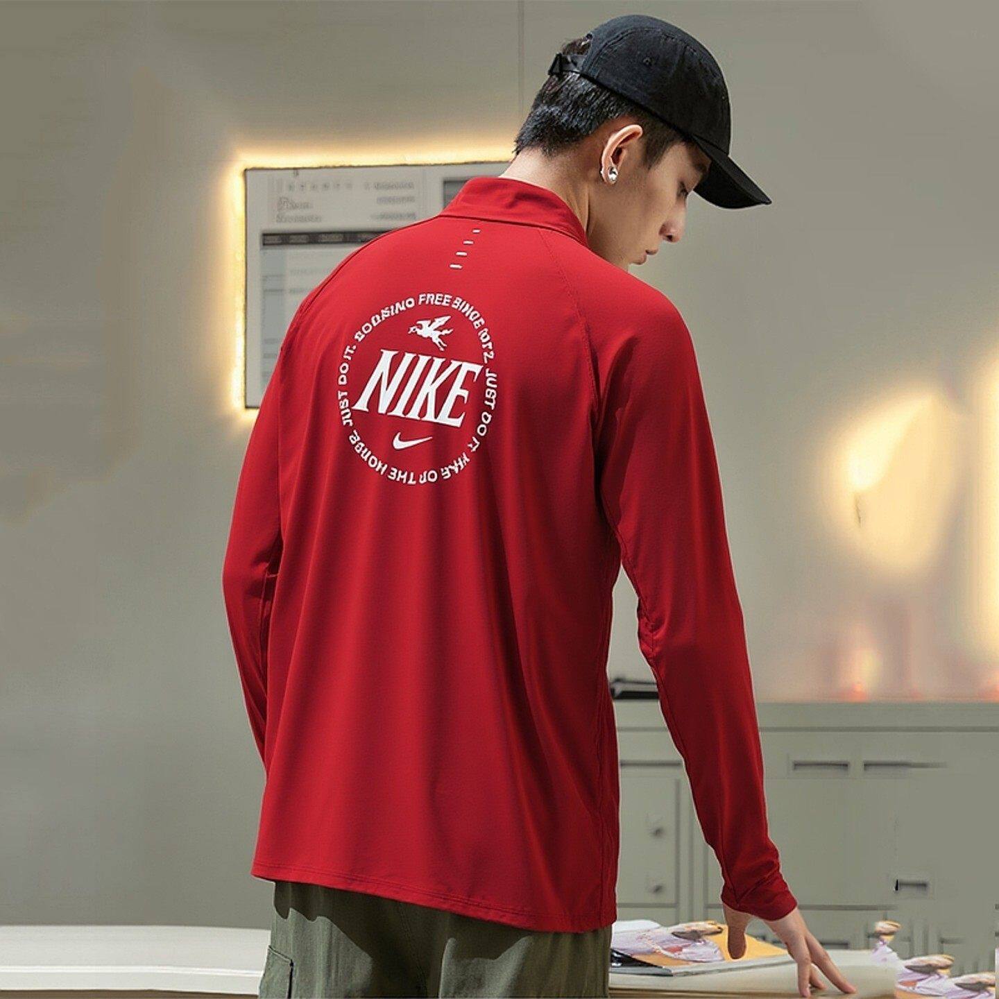 Nike耐克新款健身长袖男