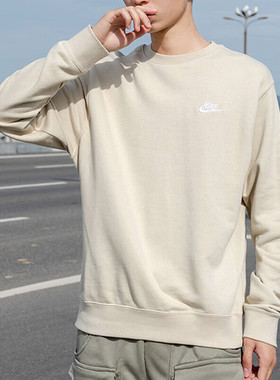 Nik耐克男装正品秋新款运动服跑步健身上衣休闲卫衣套头衫BV2667