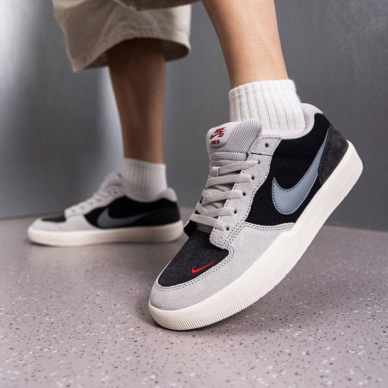 Nike耐克2026年新款板鞋正品男鞋翻毛皮休闲鞋系带低帮运动鞋