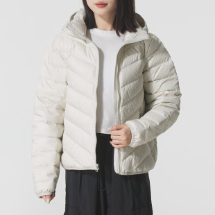 Nike耐克正品连帽羽绒服冬季新款防水外套女子运动夹克厚款休闲装